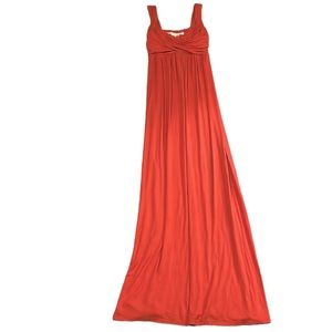 Max studio maxi dress burnt orange size XS